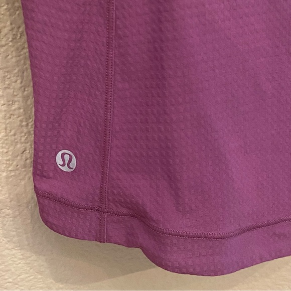 LULULEMON Women Vintage Plum Ventilated Mesh-Back Running Long Sleeve Top Size 8 - Picture 6 of 7